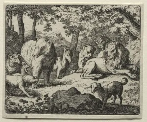 Reynard the Fox: The Suspension of the Sentence. Creator: Allart van Everdingen (Dutch, 1621-1675) Reynard the Fox: The Suspension of the Sentence. Creator: Allart van Everdingen (Dutch, 1621-1675)