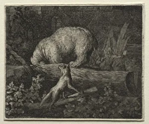Allart Van Everdingen Dutch Prints: Reynard the Fox: Trapping the Bear. Creator: Allart van Everdingen (Dutch, 1621-1675)