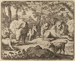 Wolf Gallery: Reynard is Released to Tell His Story, probably c. 1645 / 1656