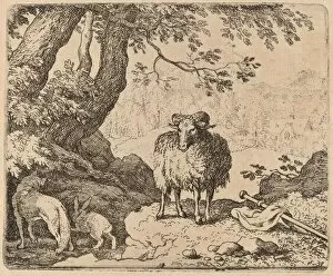 Reynard The Fox Gallery: Reynard Returns Home, Accompanied by the Ram and the Rabbit, probably c. 1645 / 1656