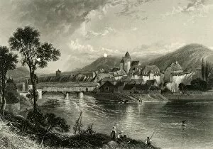 Birket Foster Gallery: Rheinfelden, c1872. Creator: E I Roberts