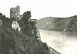 And Co Gallery: Rheinstein Castle on the river Rhine, Germany, 1895. Creator: Francis Frith & Co