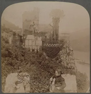 The Rheinstein, most picturesque of Rhenish Castles - N. from S. wall of bastion, Germany, 1902