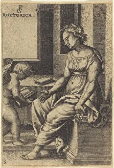 Pencz Georg Prints: Rhetoric. Creator: Georg Pencz