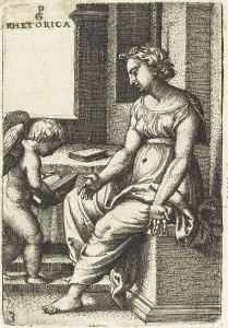 Pencz Georg Prints: Rhetoric. Creator: Georg Pencz