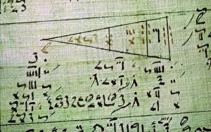 Arithmetic Collection: Rhind Mathematical Papyrus, from Thebes, Egypt, c1550 BC