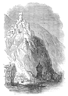 Germany Europe Prints: The Rhine: the Katz, 1864. Creator: Unknown