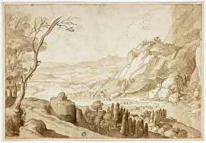 Coating Prints: Rhine Landscape, n.d