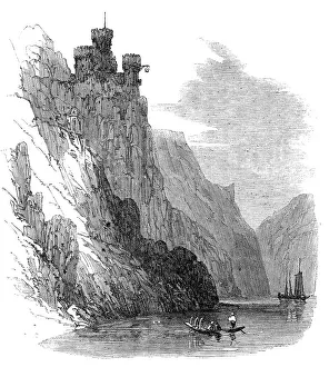 Rhine Prints: The Rhine: Rheinstein, 1864. Creator: Unknown