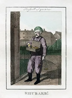 Phillips Prints: Rhubarb, Russell Square, London, 1805