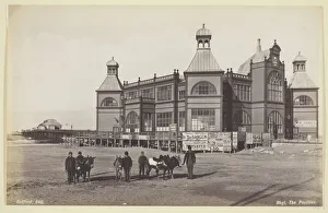 Donkey Ride Prints: Rhyl, The Pavilion, 1860 / 94. Creator: Francis Bedford