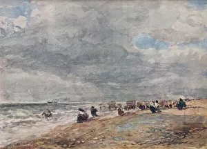 David The Elder Prints: Rhyl Sands, c1850. Artist: David Cox the elder