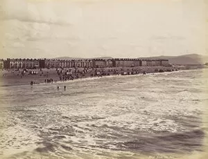 Rhyl, from the Sea, 1870s. Creator: Francis Bedford