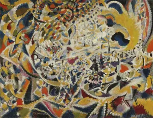 Rhythm of Light Waves: Street + Sun + Crowd, 1915-1916. Creator: Schmalzigaug, Jules (1882-1917)