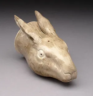 Rhyton Cup in the Form of a Hair, Staffordshire, c. 1780