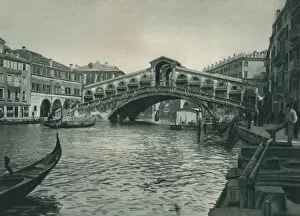 Rialto Bridge, Venice, Italy, 1927. Artist: Eugen Poppel