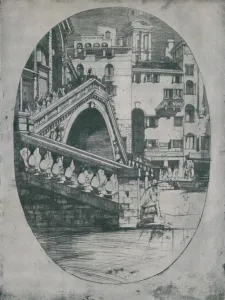 Cg Holme Prints: The Rialto, c1900, (1925). Creator: David Young Cameron