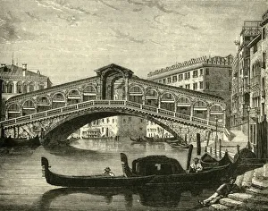 Rest Gallery: The Rialto, Venice, 1890. Creator: Unknown