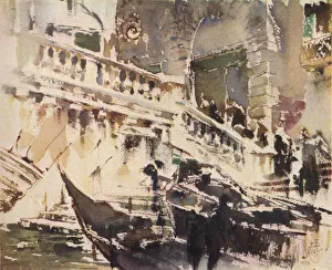 The Rialto, Venice, 1920, (1923). Artist: William Walcot