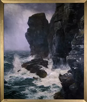 Ribbed and Paled in by Rocks Unscaleable, 1885. Artist: Peter Graham