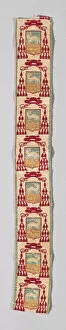 Ribbon Collection: Ribbon with Medici Coat-of-Arms, Italy, 17th / 18th century. Creator: Unknown