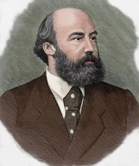 Ricardo Augusto Pereira Guimaraes (1830-1889), Portuguese writer, journalist and politician, 1877. Creator: Unknown
