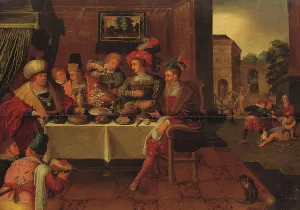 The Rich Man and Lazarus. Creator: School of Frans Francken I