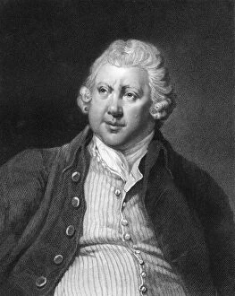 Richard Arkwright, 18th century British industrialist and inventor, (1836).Artist: James Posselwhite