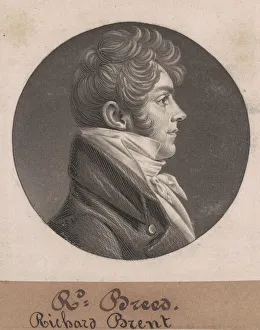 Planter Prints: Richard Brent, 1803. Creator: Charles Balthazar Julien Fevret de Saint-Memin