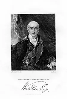 Richard Colley Prints: Richard Colley Wesley, later Wellesley, 1st Marquess Wellesley, 1829. Artist: G Adcook