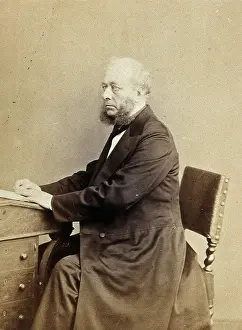 Whiskers Prints: Richard Griffin, 1868. Creator: Ernest Edwards