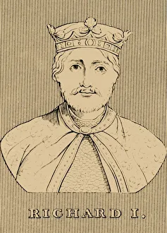 Crusades Prints: Richard I, (1157-1199), 1830. Creator: Unknown
