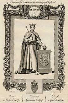 Heraldry Collection: Richard I, (1157-1199), c1787