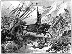 Dead Collection: Richard I, Coeur de Lion at the Battle of Arsuf, 1191, (c1880)