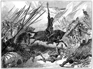 Crown Collection: Richard I, Coeur de Lion at the Battle of Arsuf, 1191, (c1880)