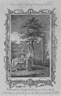 Arrow Prints: Richard I mortally wounded by an Arrow shot by Bertram de Gourdon from the Walls
