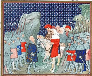 Richard II betrayed at Penmaur Rhos and taken prisoner by the Duke of Northumberland Richard II betrayed at Penmaur Rhos and taken prisoner by the Duke of Northumberland