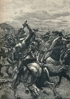 Battle Of Bosworth Field Collection: Richard III at the Battle of Bosworth, 1485 (1905)