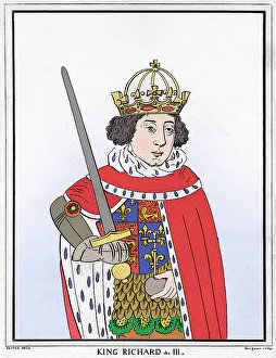 King Richard Iii Gallery: Richard III of England, (18th century). Artist: Reynolds Grignion
