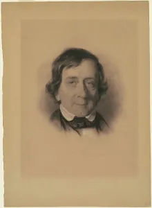 Johnson Eastman Prints: Richard Peters, c. 1842. Creator: Eastman Johnson