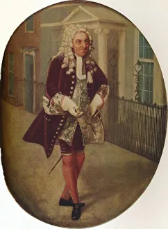 Richard Suett as Bayes in The Rehearsal by George Villiers, 2nd Duke of Buckingham, 1796. Artist: John Graham