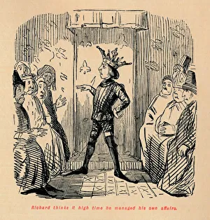 Richard thinks it high time he managed his own affairs, c1860, (c1860). Artist: John Leech