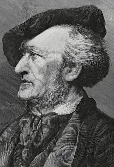Richard Prints: Richard Wagner, (1813-1883), German composer