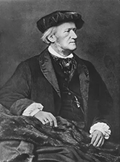 Richard Wagner, 1870, (1939). Artist: Franz Seraph Hanfstaengl
