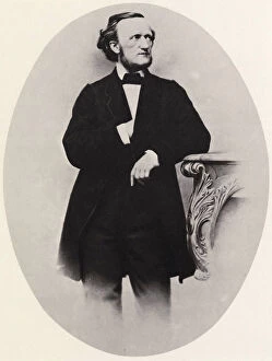 Images Dated 16th March 2011: Richard Wagner, German composer, 1864. Artist: Joseph Albert
