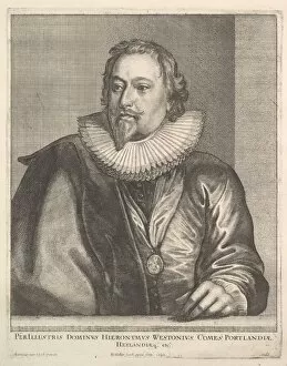 Earl Of Collection: Richard Weston, Earl of Portland, 1645. Creator: Wenceslaus Hollar