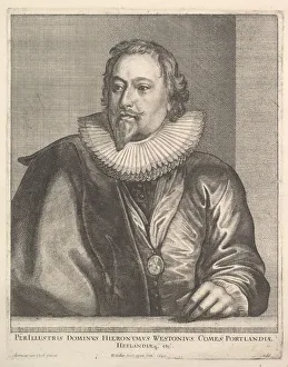 Anthony Van Dyke Gallery: Richard Weston, Earl of Portland, 1645. Creator: Wenceslaus Hollar