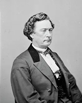 Governor Collection: Richard Yates of Illinois, between 1855 and 1865. Creator: Unknown