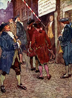 Richards shop soon became the fashion, 1750s, (1905). Artist: As Forrest
