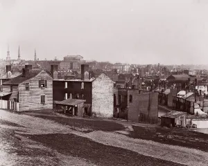 Richmond Prints: Richmond after the Evacuation, 1865. Creator: Alexander Gardner